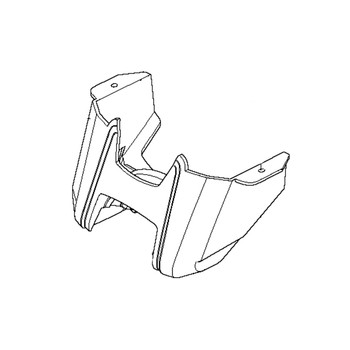 Husqvarna OEM 574467202 - Housing Rear Wheel Flame Retar - Husqvarna Original Part - Image 1