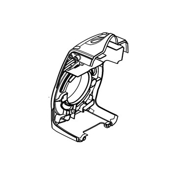 Husqvarna OEM 576153201 - Rear Shroud Orange - Husqvarna Original Part - Image 1