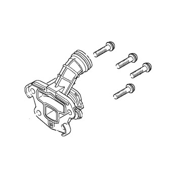 Husqvarna OEM 591463901 - Inlet Intake Boot - Husqvarna Original Part - Image 1