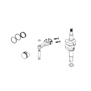 Husqvarna OEM 593056201 - Piston Assy Rv175 Piston And R - Husqvarna Original Part - Image 1