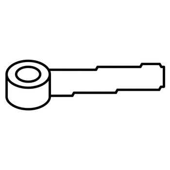 Husqvarna OEM 582716201 - Rod End 3/8-16 X 3 Steel - Husqvarna Original Part