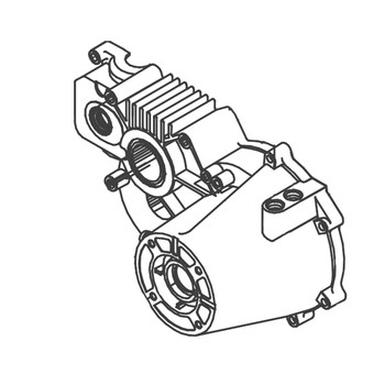 Hydro Gear OEM 70365 - Assy Housing LH - Hydro Gear Original Part - Image 1