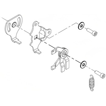 Hydro Gear OEM 71743 Kit Return Counter Clockwise Scissor Medium Spring Hydro Gear Original Part