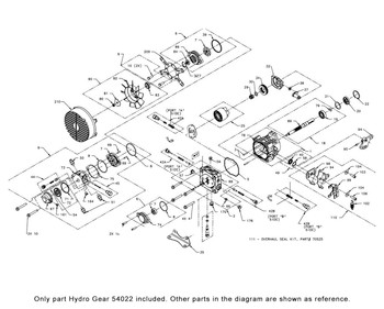 Hydro Gear OEM 54022 - O-Ring Housing Round - Image 1