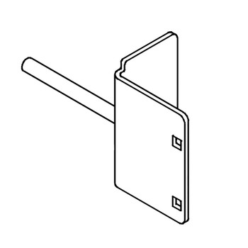 Hustler OEM 113952 - ANTI SCALP BRACKET W/A RIGHT HAND 60 IN AND 66 IN - Hustler Original Part