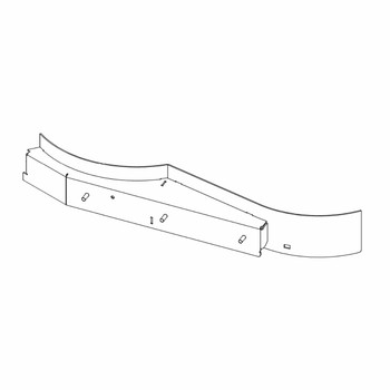 Hustler OEM 116351 LEFT SIDE BAFFLE W/A 72 IN DECK Hustler Original Part