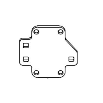 Hustler OEM 116472 - STRIPER MOUNTING PLATE - Hustler Original Part