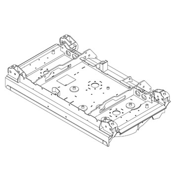 Hustler OEM 555190 - SERVICE DECK DECAL - Hustler Original Part