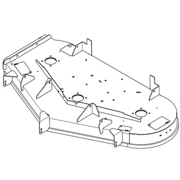 Hustler OEM 555467 - SERVICE DECK DECAL - Hustler Original Part