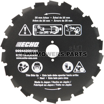 99944200141 - 22-TOOTH CLEARING SAW BLADE 8" DIAMETER 25MM ARBOR - Echo-image1