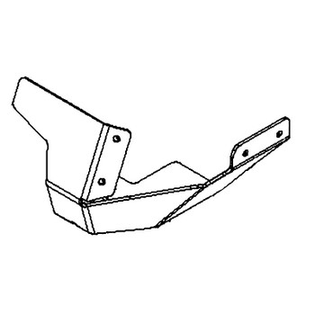 Husqvarna OEM 529516904 - Guard Tank Front Czt+ Right Hand X4 - Husqvarna Original Part