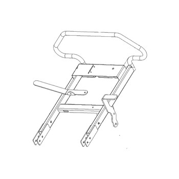 HUSQVARNA Handle Upper Gray 539109319 Image 1