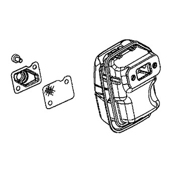 Husqvarna OEM 585627403 - Muffler Assembly - Husqvarna Original Part
