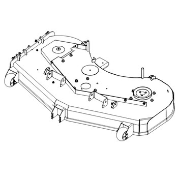 Husqvarna OEM 588127603 - Deck Service With Decals Pzt.60" - Husqvarna Original Part
