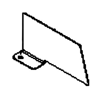 Husqvarna OEM 589009802 - Guard Belt Crd Left Hand Rear Iso X43 - Husqvarna Original Part