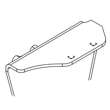 Husqvarna OEM 596691904 - Bracket Mounting Xmsn Right Hand.431 - Husqvarna Original Part