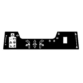 Husqvarna OEM 599216001 Decal Zero Turn Standon Console Redmax Husqvarna Original Part