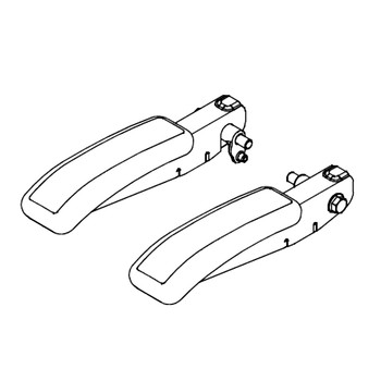 Hustler OEM 603260 - SUPER DELUXE SEAT ARMRES - Image 1