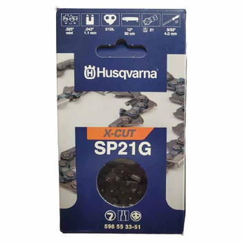 Husqvarna OEM 596553351 12 Chain Sp21G51 .325Mini .043 Husqvarna Original Part