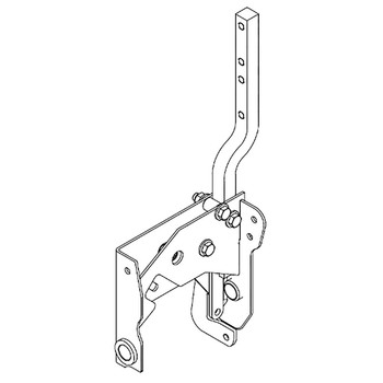 Hustler OEM 604408 - RIGHT HAND STEERING BOX SUB - Hustler Original Part