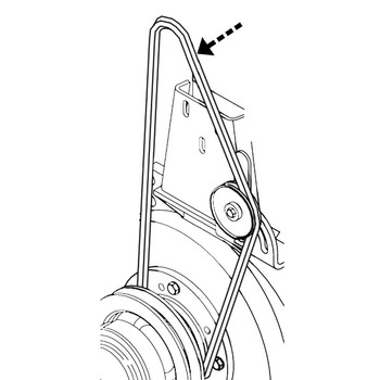 Hustler OEM 761015 - BELT 3V SECTION 42.5 IN - Hustler Original Part