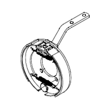 Hustler OEM 781112 - LEFT HAND BRAKE ASSEMBLY - Hustler Original Part