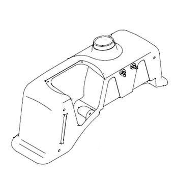 Hustler OEM 794594 - FUEL TANK RIGHT SIDE ELECTRONIC FUEL INJECTION MMZ - Hustler Original Part