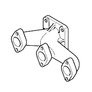 Hustler OEM 135616311 - EXHAUST MANIFOLD - Hustler Original Part