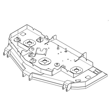 Hustler OEM 554253 - SERVICE DECK 72 IN - Hustler Original Part