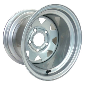 Hustler OEM 606819 - WHL 12X8.50 5X4.5 SLV - Image 1