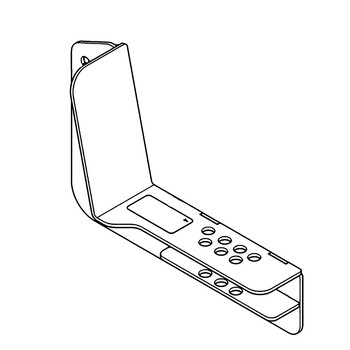 Hustler OEM 554780 - SVC DECK HEIGHT BRKT - Image 1