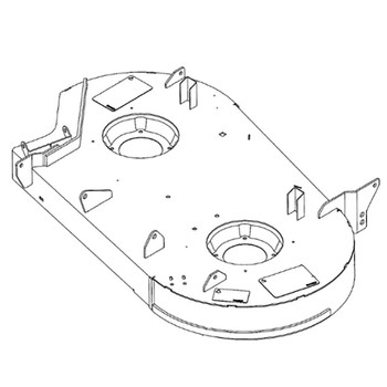 Hustler OEM 554639 - SERVICE DECK 42 IN - Hustler Original Part