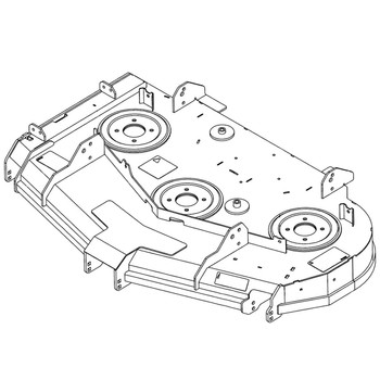 Hustler OEM 554845 - SERVICE DECK 54 IN - Hustler Original Part