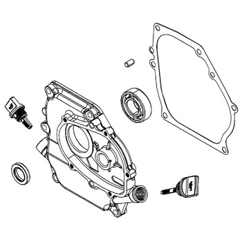 Briggs and Stratton OEM 597545 - COVER CRANKCASE Briggs and Stratton Original Part - Image 1