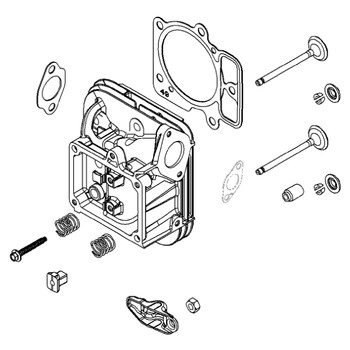 Briggs and Stratton OEM 597786 - HEAD CYLINDER Briggs and Stratton Original Part - Image 1