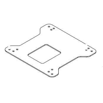 Scag OEM 463224 - SEAT PLATE UPPER W/DECAL - Scag Original Part - Image 1