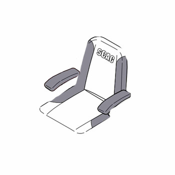 Scag OEM 486774 - SEAT CUSHION COVER SFZ - Scag Original Part