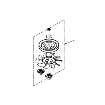 Hydro Gear OEM 72980 - Kit Fan/Pulley - Hydro Gear Original Part