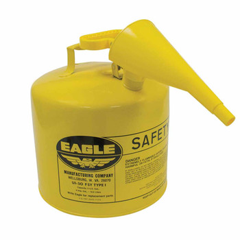 Stens OEM 765200 Eagle Metal Safety Diesel Can Eagle 5 Gallon With Funnel Stens Original Part