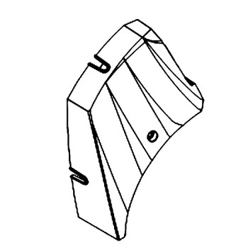 Kohler OEM 62 424 18-S - SHROUD; #2 CYLINDER - Kohler Original Part