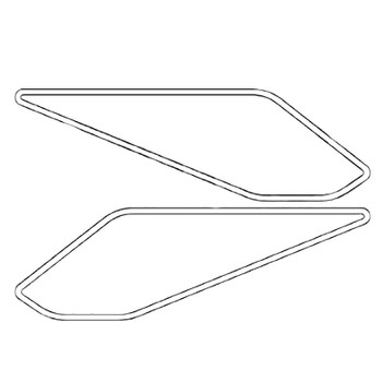 Kohler OEM 32 113 52-S - DECAL; MTD/CUB 2 PC WNG ST - Kohler Original Part