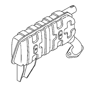 Kohler OEM 63 068 03-S - MUFFLER - Kohler Original Part