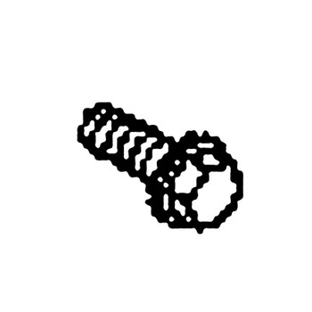 Kohler OEM 63 086 10-S - SCREW; HEXAGONAL FLANGE - Kohler Original Part
