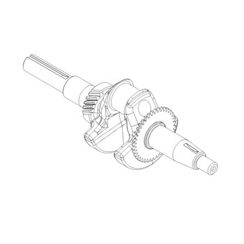 Kohler OEM 17 014 160-S - CRANKSHAFT; ASSEMBLY - Kohler Original Part