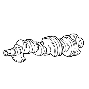 Kohler OEM ED0010511760-S - ALB GOMITO/CRANKSHAFT D BC - Kohler Original Part