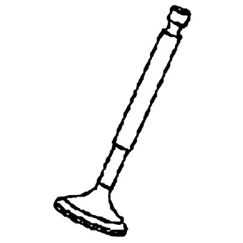 Kohler OEM 33 016 02-S - VALVE; EXHAUST - Kohler Original Part