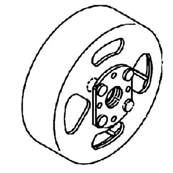 Kohler OEM 33 025 02-S - FLYWHEEL; ROTOR ASSEMBLY - Kohler Original Part