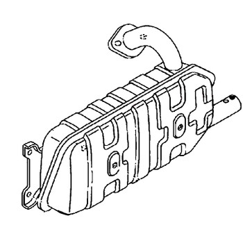 Kohler OEM 33 068 01-S - MUFFLER - Kohler Original Part