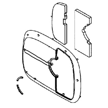 Kohler OEM 33 096 10-S - COVER; AIR CLEANER - ASSEMBLY 2 - Kohler Original Part
