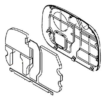 Kohler OEM 33 096 13-S - COVER; AIR CLEANER - ASSEMBLY 4 - Kohler Original Part